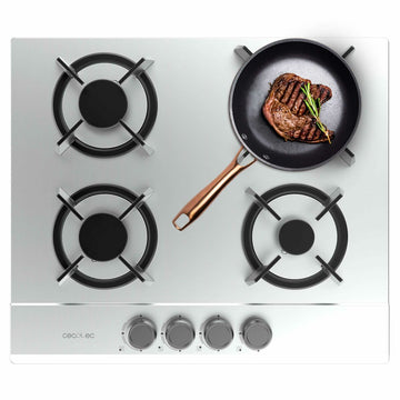 Gas Hob Cecotec Bolero Squad G 4200S Inox 8000 W 58 x 50 cm