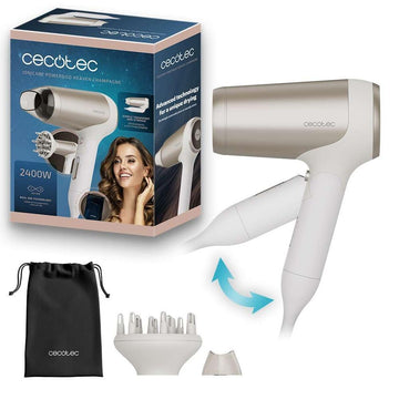 Hairdryer Cecotec IoniCare Power&Go Heaven 2400 W Champagne