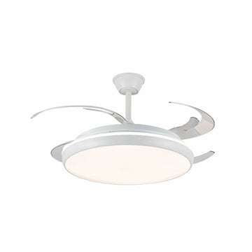 Ceiling Fan CristalRecord CHARLY L RETRAC Transparent 80 W