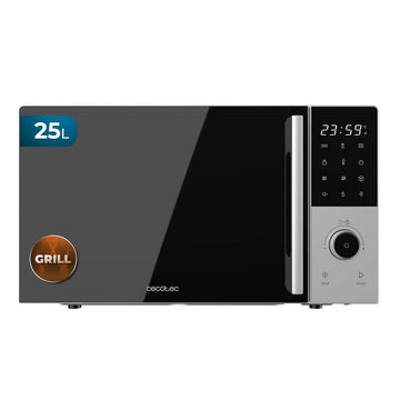 Cecotec Microwave with Grill Proclean 2500 25L Black 2200W Digital Timer Inox