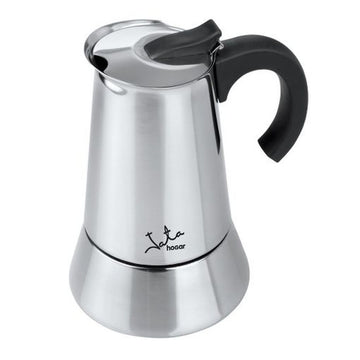 Italian Coffee Pot JATA CAX104 ODIN  * Silver Stainless steel