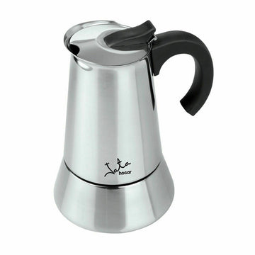 Italian Coffee Pot JATA Steel 10 Cups Stainless steel 1 L