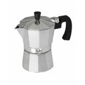 Italian Coffee Pot JATA CCA3 * Silver Aluminium 3 Cups