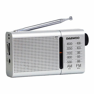 Transistor Radio Daewoo Black AM/FM