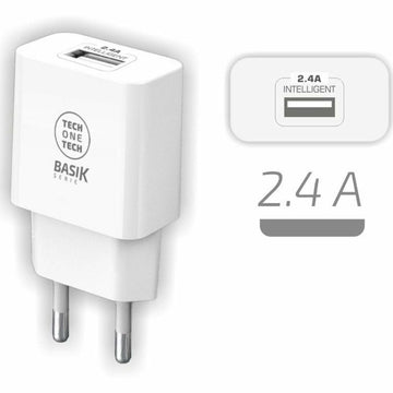 Wall Charger Tech One Tech White