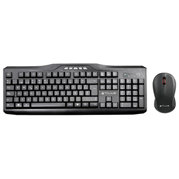 Keyboard and Mouse Talius KB-6001 Black Spanish Qwerty QWERTY