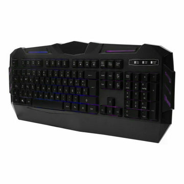 Gaming Keyboard CoolBox DeepColorKey Black Spanish Qwerty