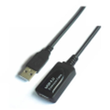 USB Adaptor Aisens Black USB 2.0 15 m