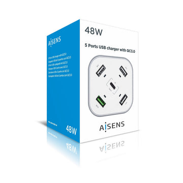 Usb Charger Aisens White