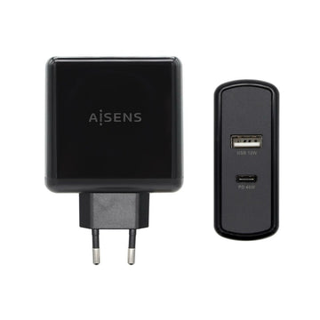 USB Wall Charger Aisens PD 3.0 USB-C 57 W Black