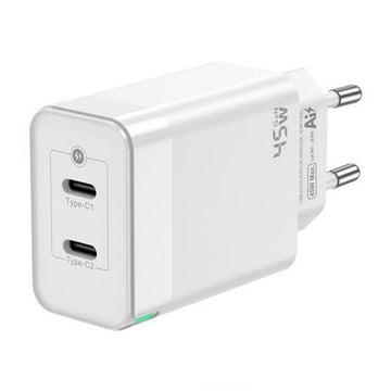 Wall Charger Aisens Gan White 45 W