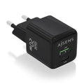 Wall Charger Aisens ASCH-20W2P011-BK Black (1 Unit)