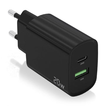 Wall Charger Aisens A110-0755 Black 20 W (1 Unit)