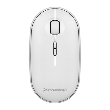 Optical Wireless Mouse Phoenix White 1600 dpi (1 Unit)