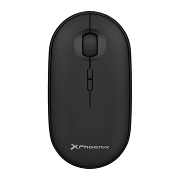 Optical Wireless Mouse Phoenix Black 1600 dpi (1 Unit)