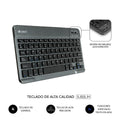 Bluetooth Keyboard with Support for Tablet Subblim SUBKT3BTL200 Black Spanish Qwerty QWERTY