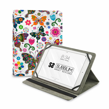 Tablet cover Subblim Multicolour 11" Butterflies