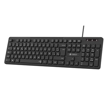 Keyboard Subblim SUBKBC-0SSK50 Spanish Qwerty Black Spanish
