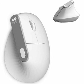 Ergonomic Optical Mouse Subblim SUBMO-EDNVW02 White