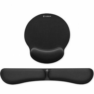 Mat with Wrist Rest Subblim SUBMP04E020 Black