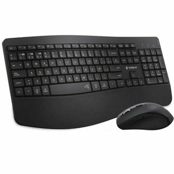 Keyboard and Mouse Subblim SUBKBC-DCOPW2 Black Spanish Qwerty