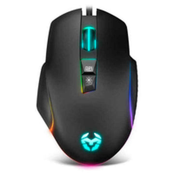 LED Gaming Mouse Krom NXKROMKEOS Black 6400 dpi