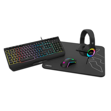 Keyboard and Mouse Krom Kenya Black