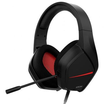 Headphones with Microphone Krom NXKROMKOPAMOVE Black