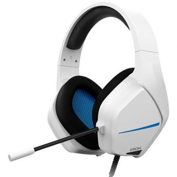 Headphones with Microphone Krom NXKROMKOPAMOVEWH White Black