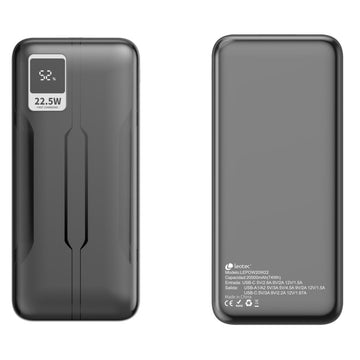 Powerbank LEOTEC LEPOW20W22K Black 20000 mAh
