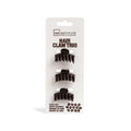 Hair clips IDC Institute ECO HAIR CLAW Dark brown 3 Pieces 3 Units