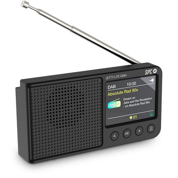 Transistor Radio SPC JETTY LITE DAB+ 4591N Black Retro