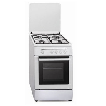 Gas Cooker Vitrokitchen CB55BB BUT White 1800 W