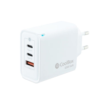 Wall Charger CoolBox LBP246DW 65 W White