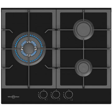 Gas Hob Vitrokitchen CG630NN 58 cm