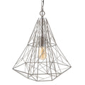 Ceiling Light Metal Silver 35 x 35 x 45 cm