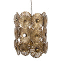 Ceiling Light 50 x 50 x 65 cm Golden Metal