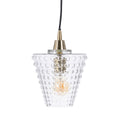 Ceiling Light Crystal Metal 20 x 20 x 27 cm