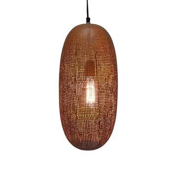 Ceiling Light Golden Metal 20 x 20 x 40 cm