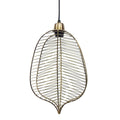 Ceiling Light 25 x 13 x 38 cm Golden Metal