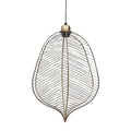 Ceiling Light 31 x 16 x 47 cm Golden Metal