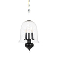 Ceiling Light Black Crystal Iron 220-240 V 33 x 33 x 54 cm