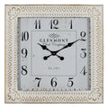 Wall Clock White Iron 60 x 60 x 6,5 cm