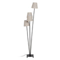 Floor Lamp Brown Black Cream Iron 60 W 220-240 V 30 x 36 x 144 cm