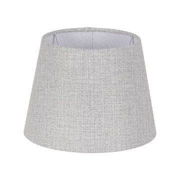 Lamp Shade Grey Polyester 30 x 30 x 22 cm