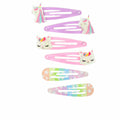 Hair Clips Inca  Multicolour Unicorn 6 Units