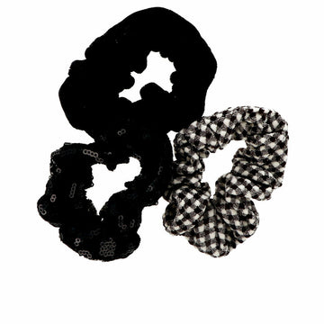 Hair ties Inca  Black (3 Pieces)