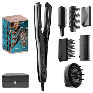 Hair Straightener Cecotec AirLisse 6in1 Platinum 1000 W Black