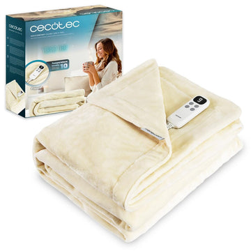 Electric Blanket Cecotec HeatConfort Calma 130 W Beige 200 x 180 cm