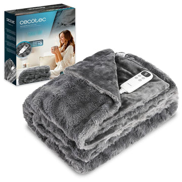 Electric Blanket Cecotec HeatConfort Noa 130 W Grey 200 x 180 cm